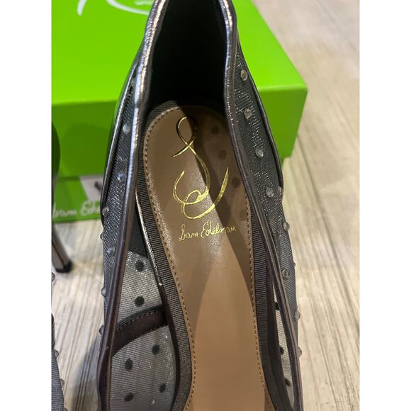 Sam Edelman Women's Hazel Mesh Pointed Toe Pumps Gray Size 11 - Picture 4 of 8
